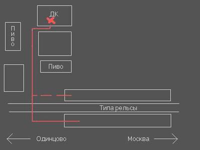 Схема проезда к СДК